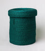 Handgeflochtener Korb 35L Grün