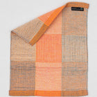 Handgewobener Bouclé-Abwaschlappen - Orange