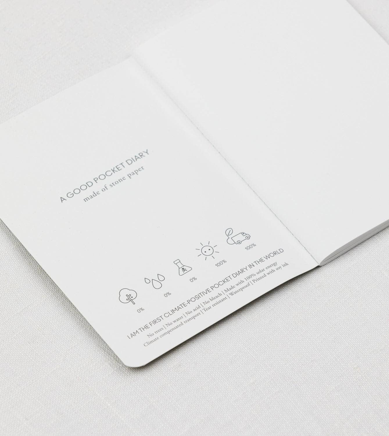 A6 Mini-Notizbuch aus Steinpapier