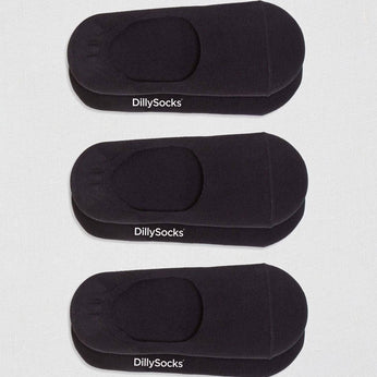 3er-Pack Kurze Socken aus Bio-Baumwolle - Night Black 