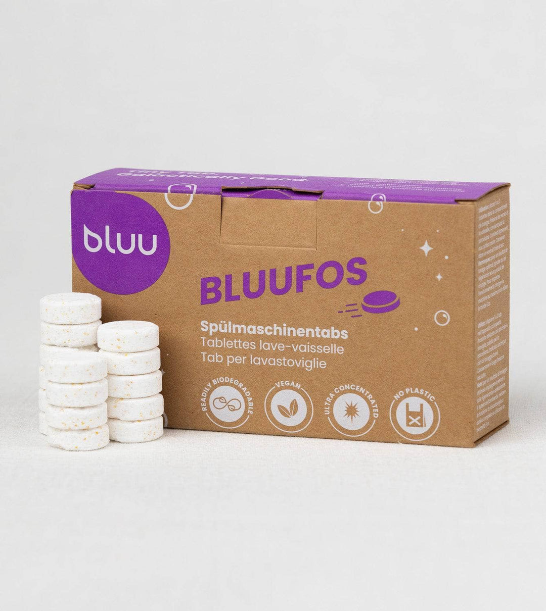 Bluufos: nachhaltige Spülmaschinentabs