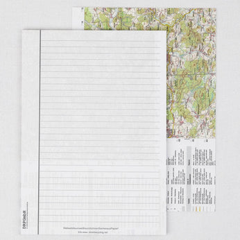 Notizblock aus Papierresten 