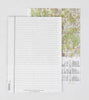 Notizblock aus Papierresten A4 liniert (50 Blatt)