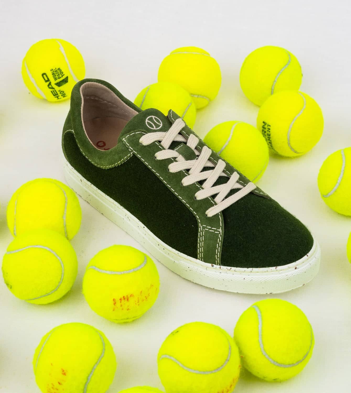 Ecobene | Schuhe aus gespielten Tennisbällen