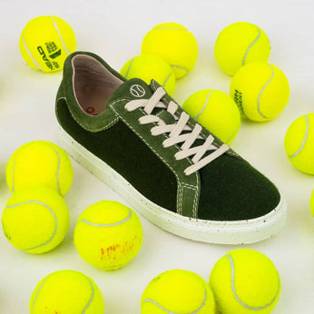 Ecobene | Schuhe aus gespielten Tennisbällen 