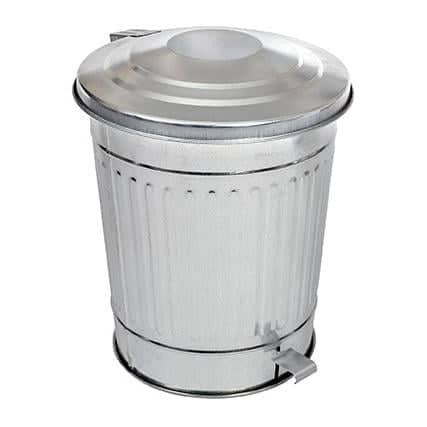 Amerikanischer Designkübel aus verzinktem Stahl