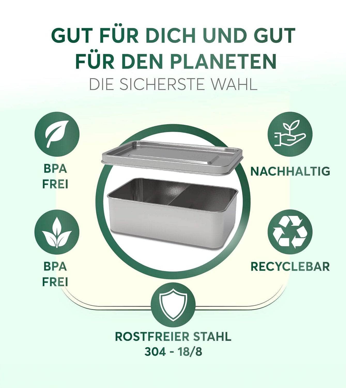 Umami Lunchbox Edelstahl 1350ml