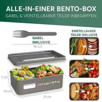 Umami Lunchbox Edelstahl 1350ml 