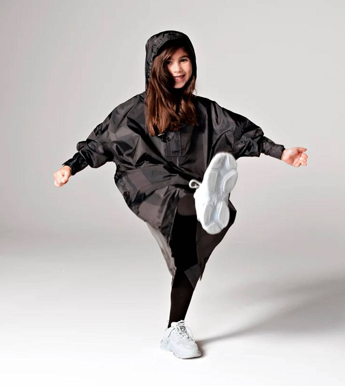 Kinder-Regenponcho aus recyceltem Polyester