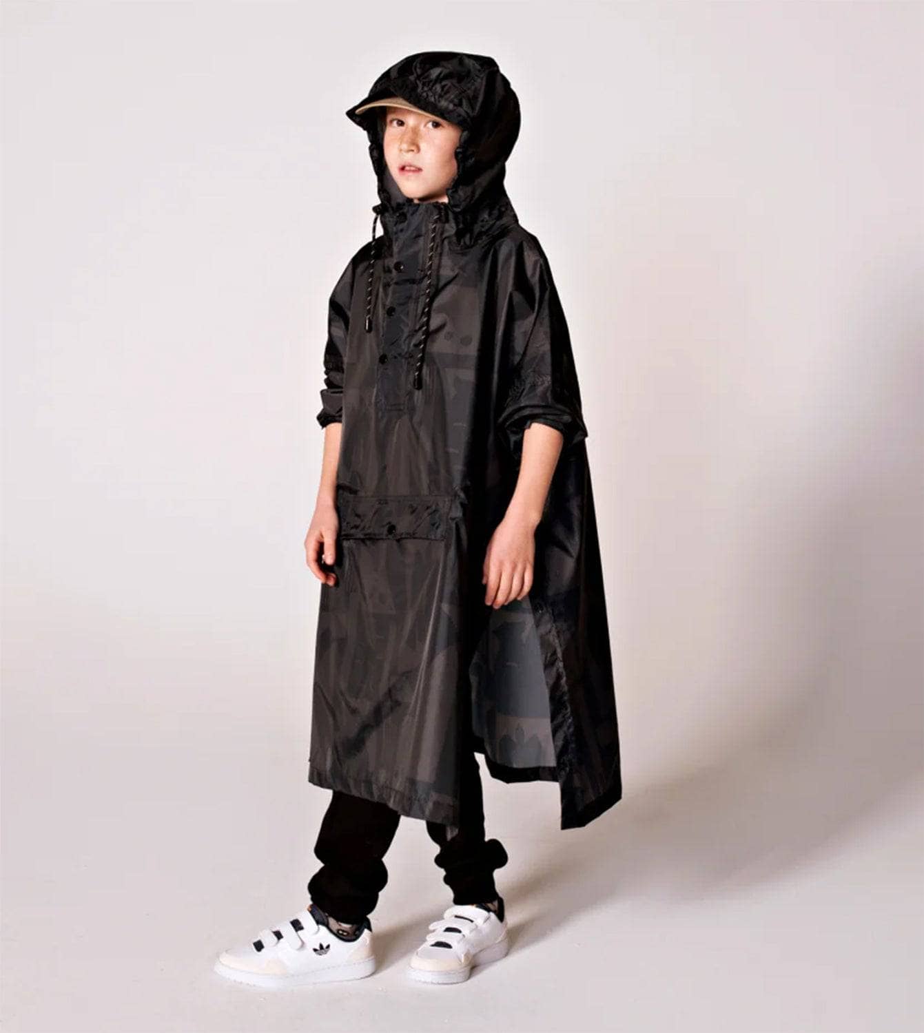 Kinder-Regenponcho aus recyceltem Polyester