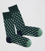 Socken aus Bio-Baumwolle - Sea Green Dice Sea Green Dice / 36-40