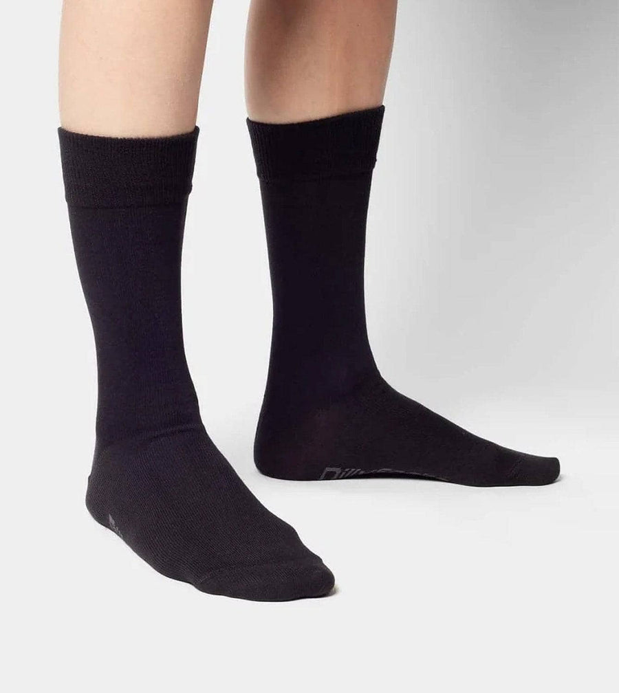 Kompostierbare Socken aus Bio-Baumwolle - D-Compose Night Black (2er Pack)