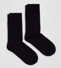 Kompostierbare Socken aus Bio-Baumwolle - D-Compose Night Black (2er Pack) Night Black (2er Pack) / 35-38