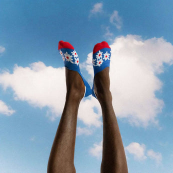 Kurze Socken aus Bio-Baumwolle - Wildflower 