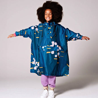 Kinder-Regenponcho aus recyceltem Polyester 