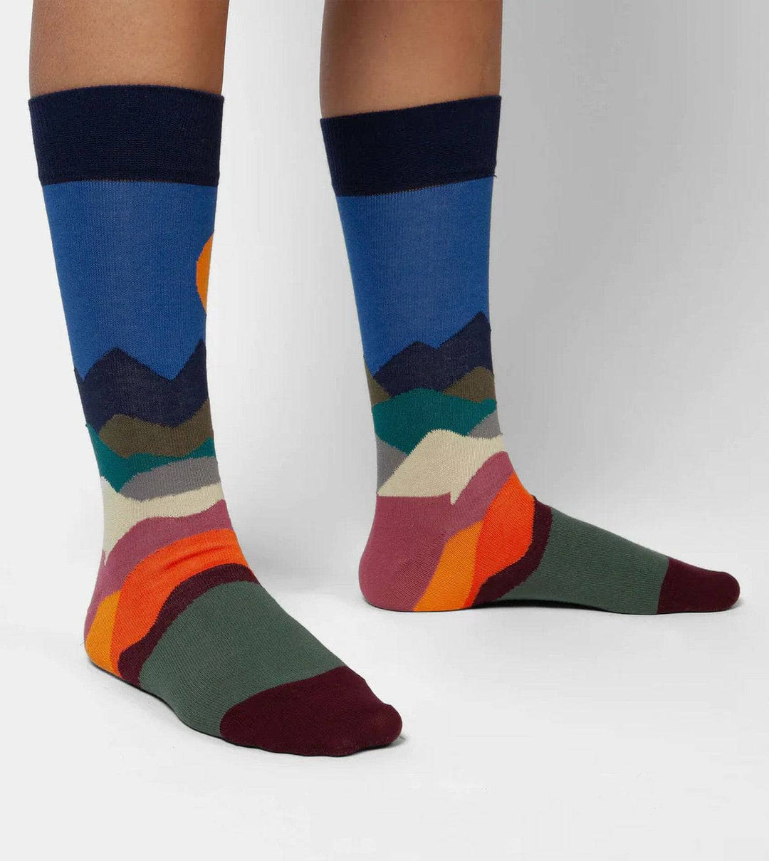 Socken aus Bio-Baumwolle - Alpine Glow
