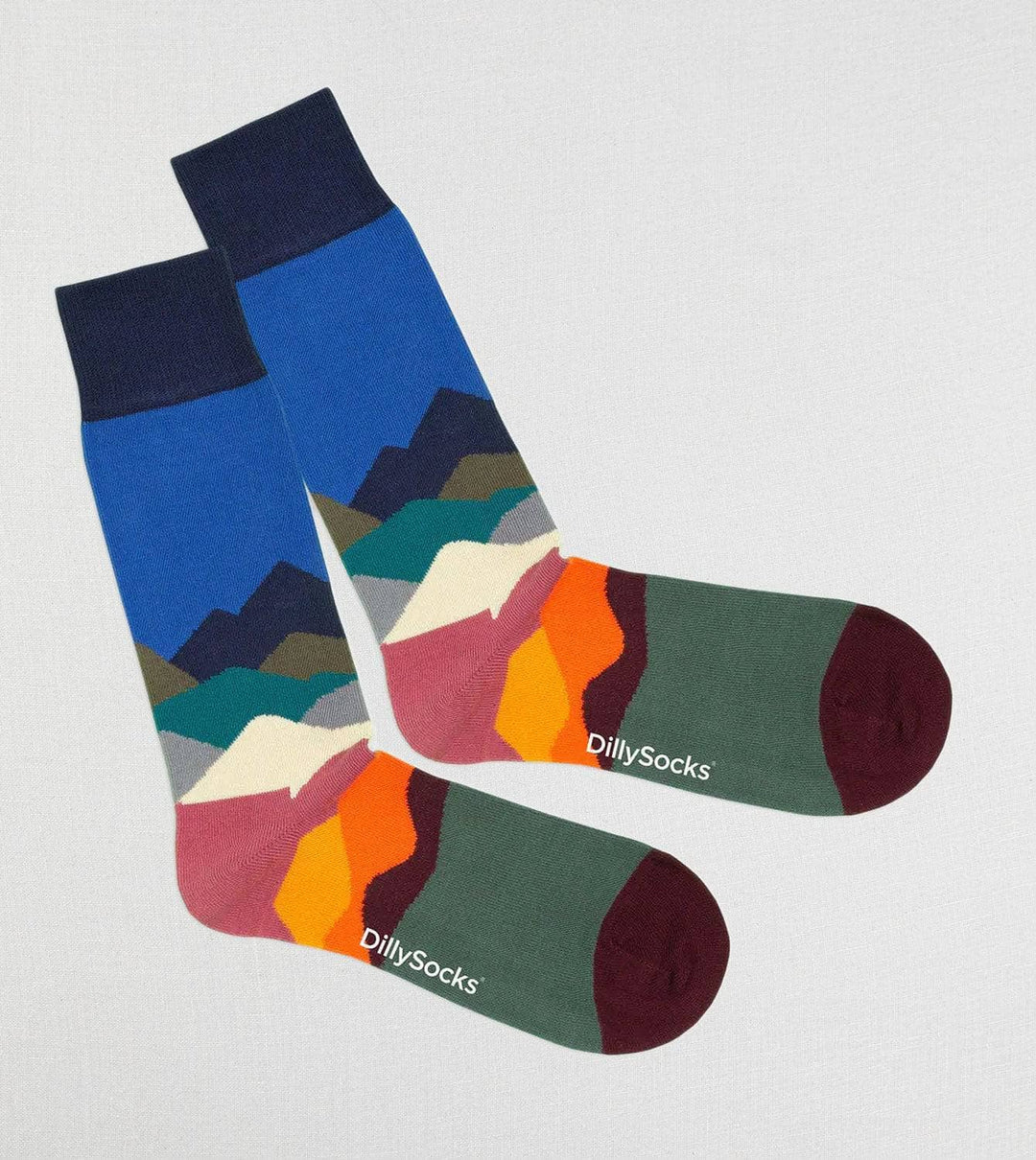 Socken aus Bio-Baumwolle - Alpine Glow