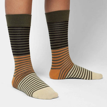 Socken aus Bio-Baumwolle - Foresty Stripes 