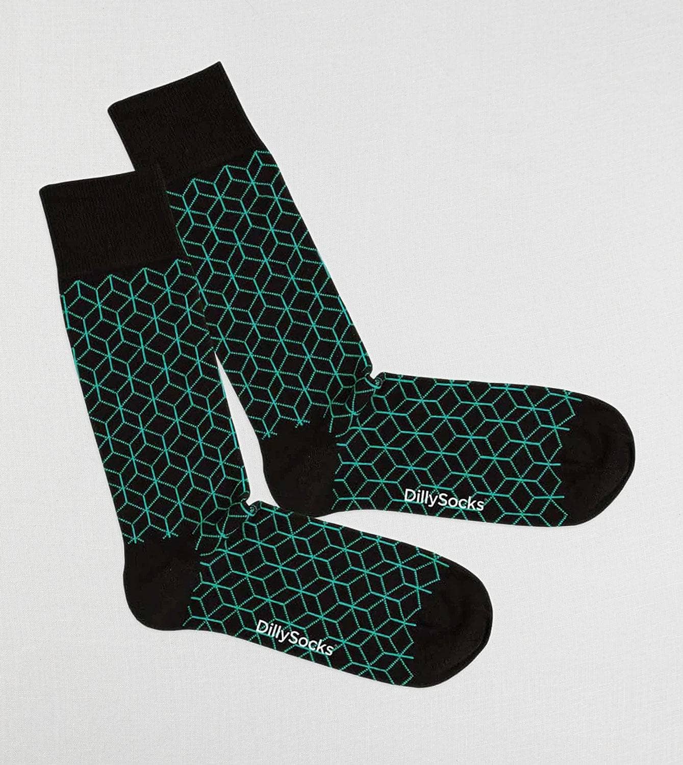 Socken aus Bio-Baumwolle - Turquoise Lining