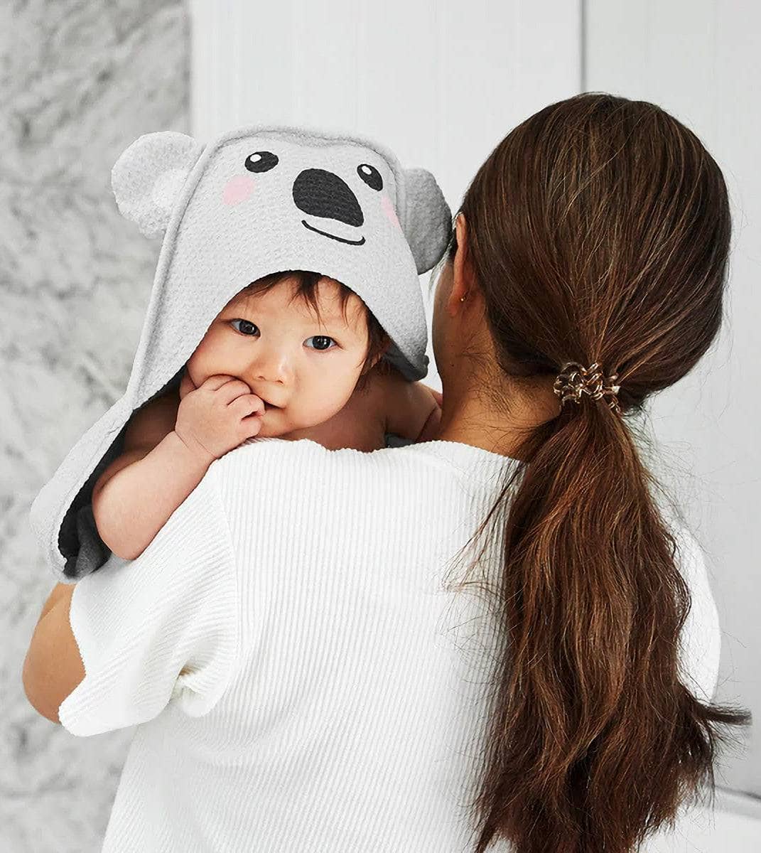 Baby-Badetuch aus recyceltem Plastik