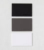 Flicken statt Wegwerfen - FORMcard Weiss/Grau/Schwarz