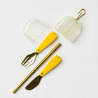 Besteck to go - The Pebble Pocket - Gelb