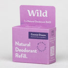 Nachfüllbares Deodorant - Nachfüllpackung (ohne Hülle) / Wild Coconut & Vanilla (Lila)