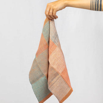 Handgewobener Bouclé-Abwaschlappen 