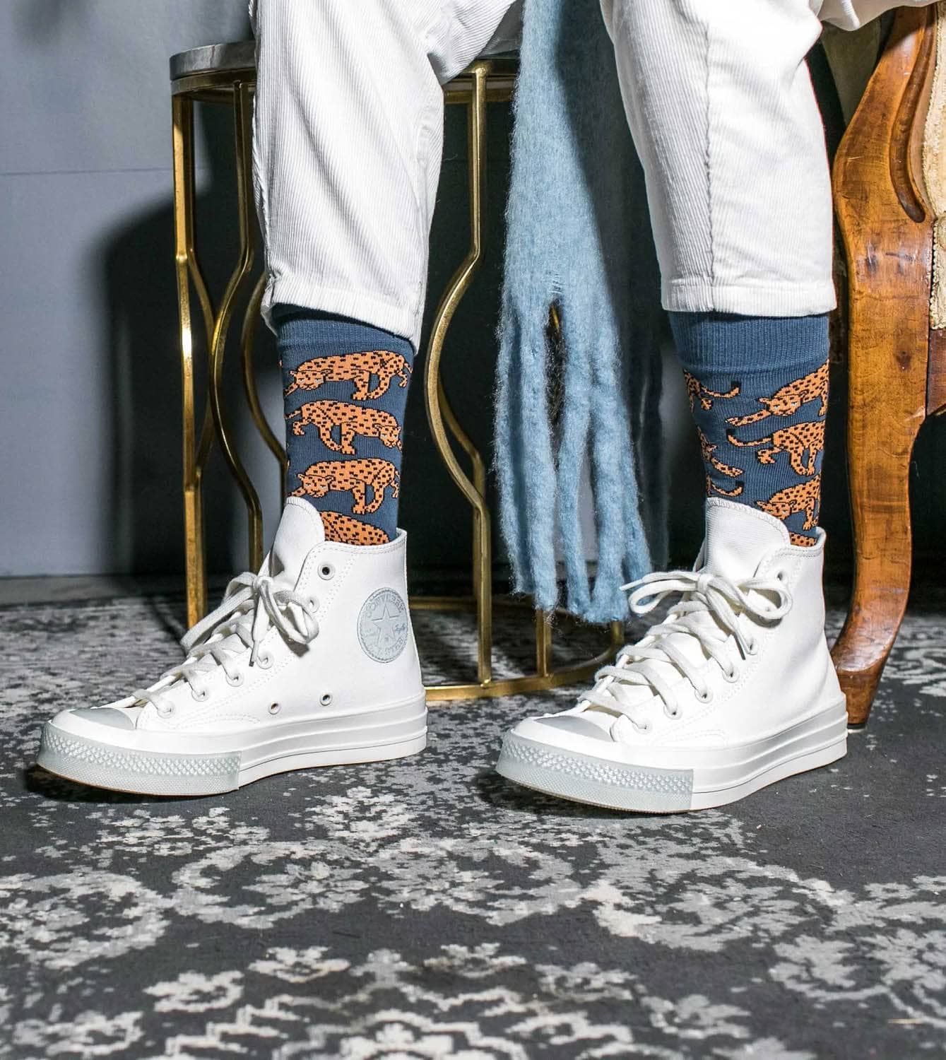 Socken aus Bio-Baumwolle - Water Jaguar