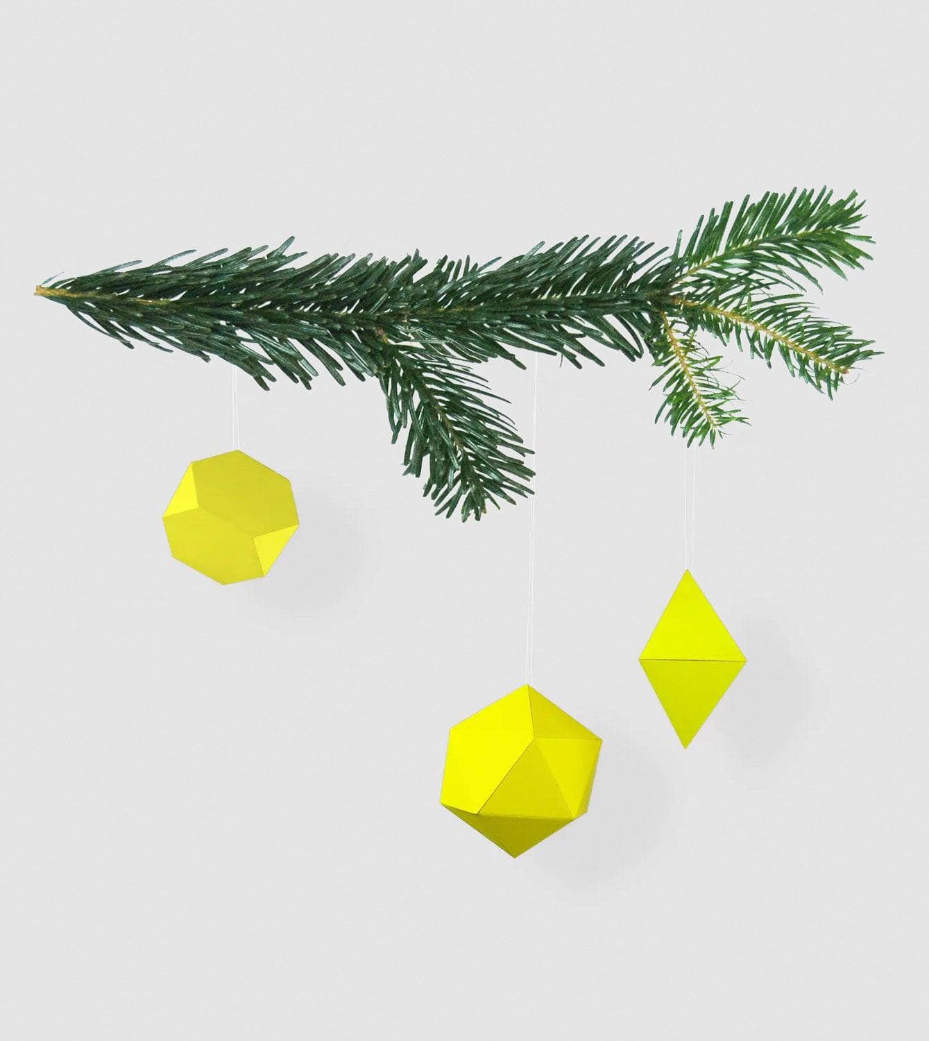 Baumschmuck zum selber Falten