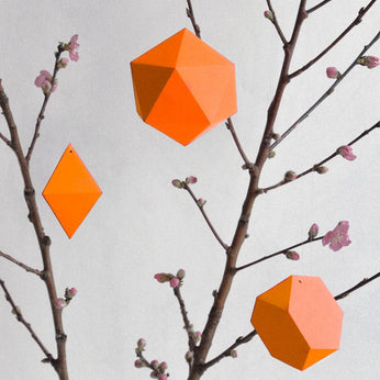 Baumschmuck zum selber Falten 