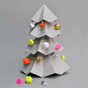 Baumschmuck zum selber Falten 