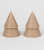 Weihnachtskerzen mittel Beige