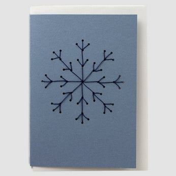 Weihnachtskarte zum selber sticken 