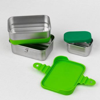 Auslaufsichere Lunchbox mit Silikondeckel 