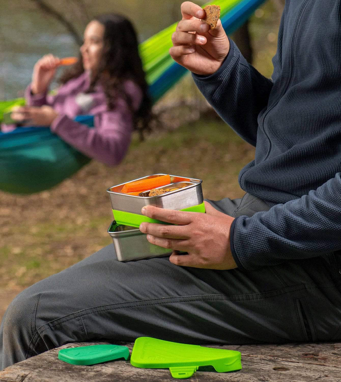 Auslaufsichere Lunchbox mit Silikondeckel