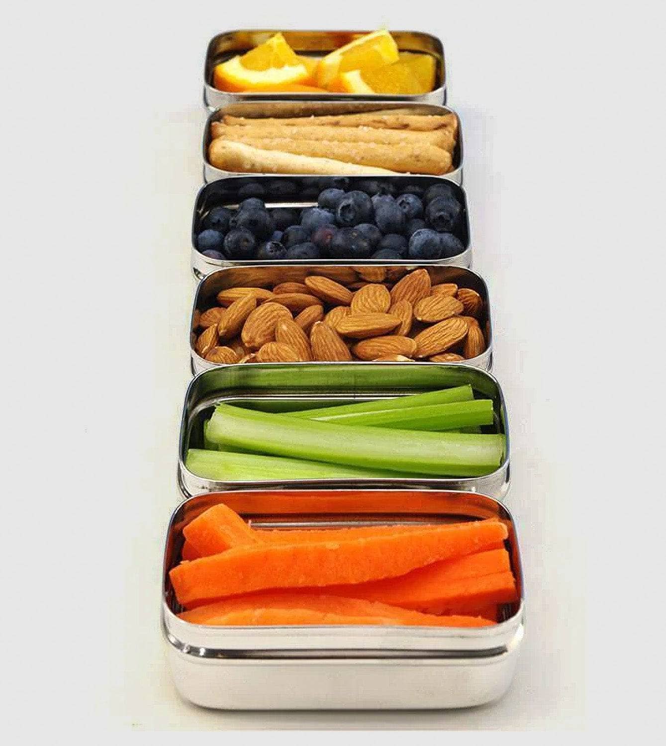 Snackdose aus Edelstahl