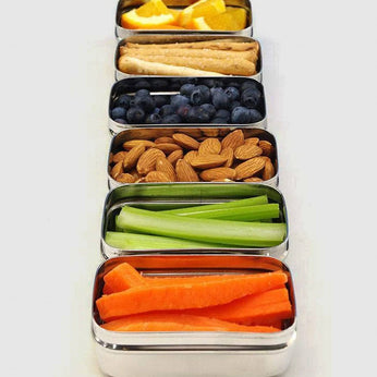 Snackdose aus Edelstahl 