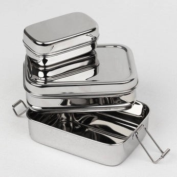 3-in-1 Lunchbox aus Edelstahl 