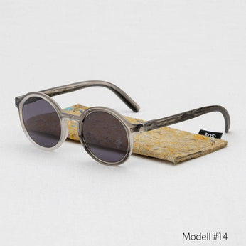 Sonnenbrille aus recyceltem Plastik - grau 
