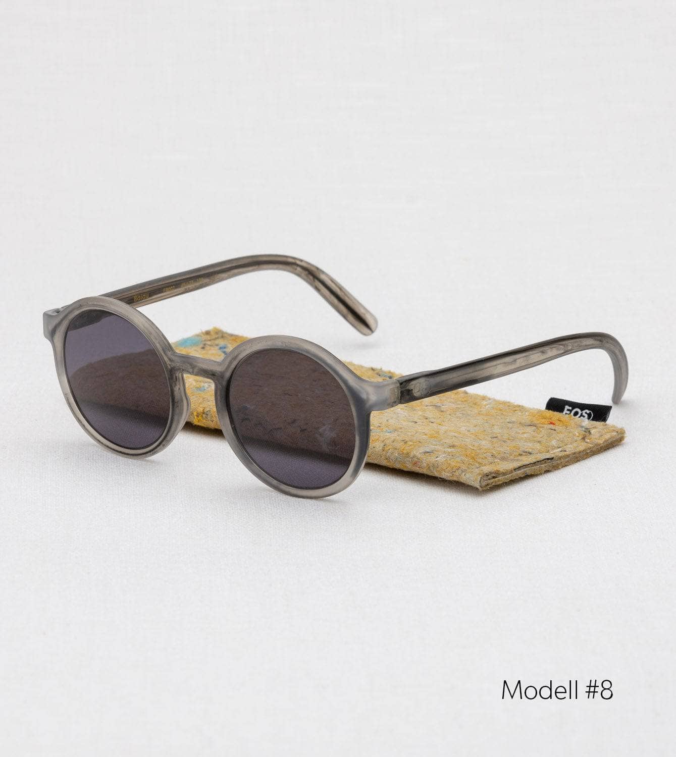 Sonnenbrille aus recyceltem Plastik - grau