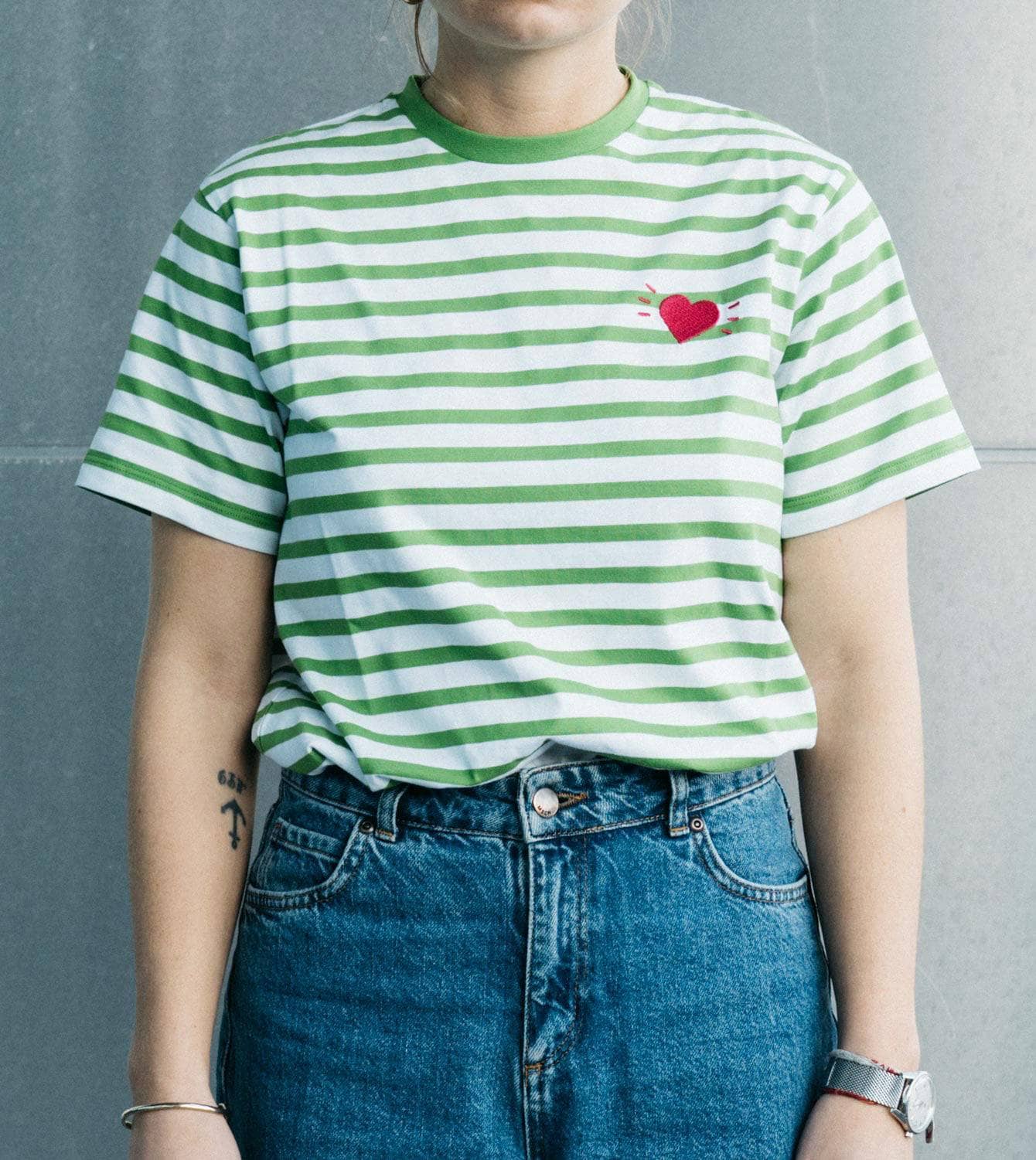T-Shirt "Hearts & Stripes"