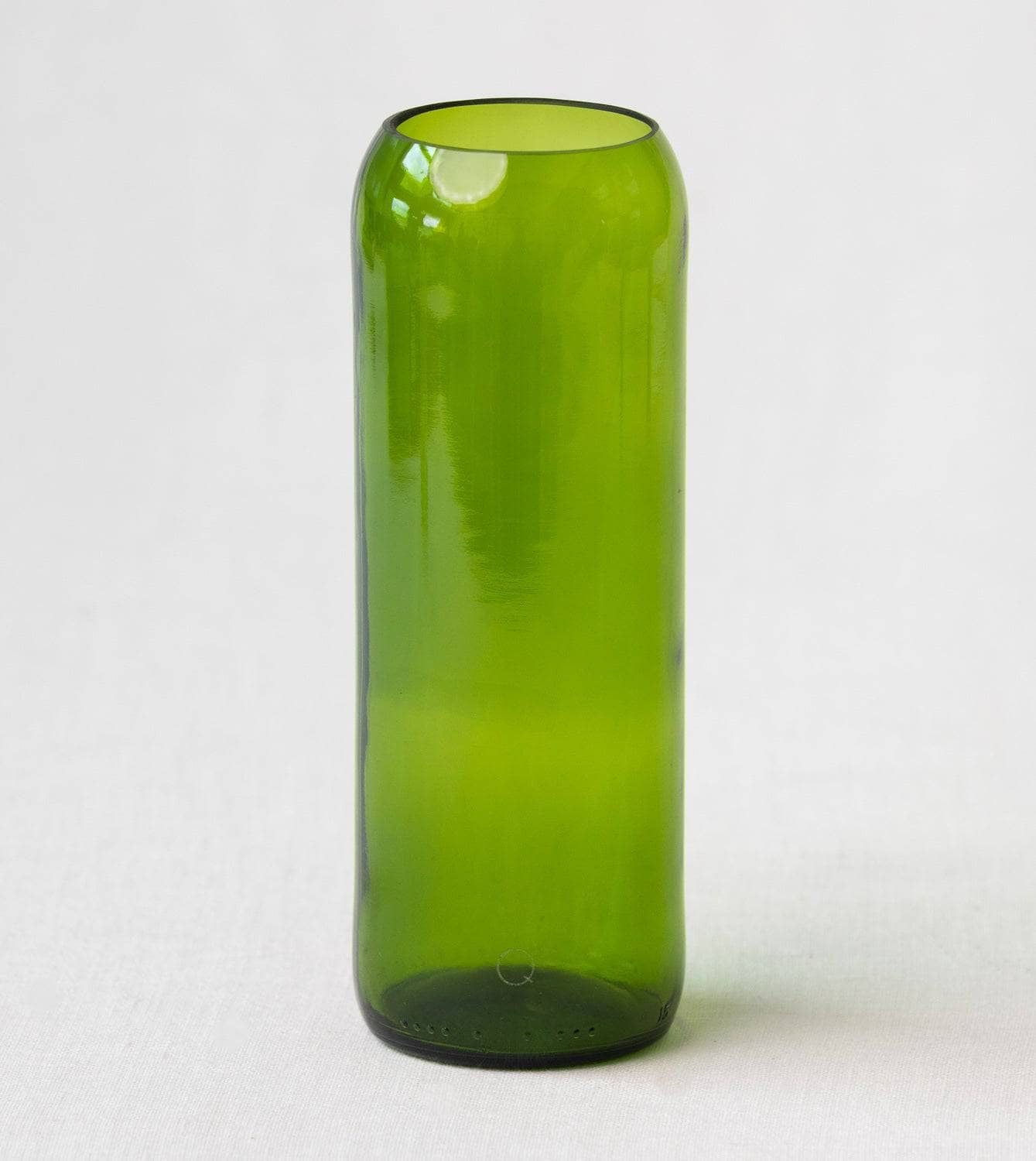 Vase aus Weinflaschen-Upcycling