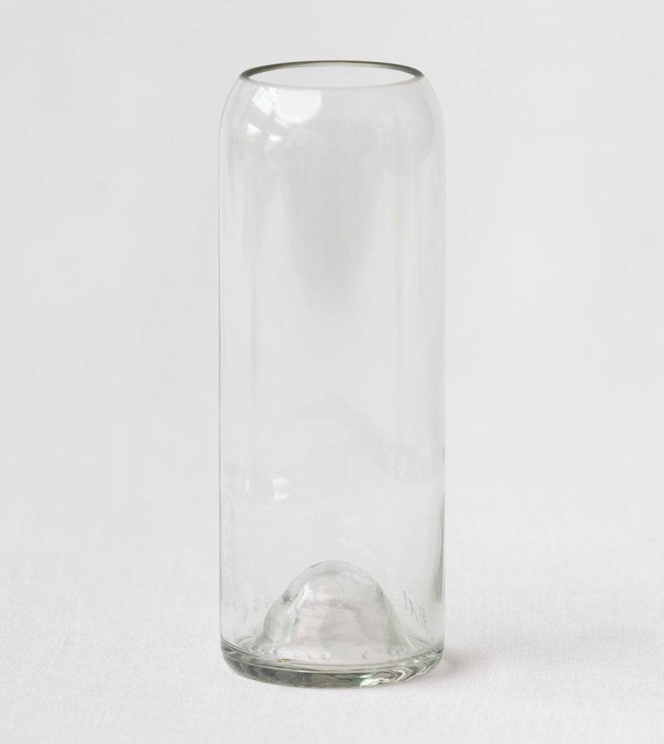 Vase aus Weinflaschen-Upcycling