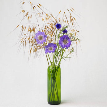 Vase aus Weinflaschen-Upcycling 