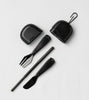 Besteck to go - The Pebble Pocket Schwarz